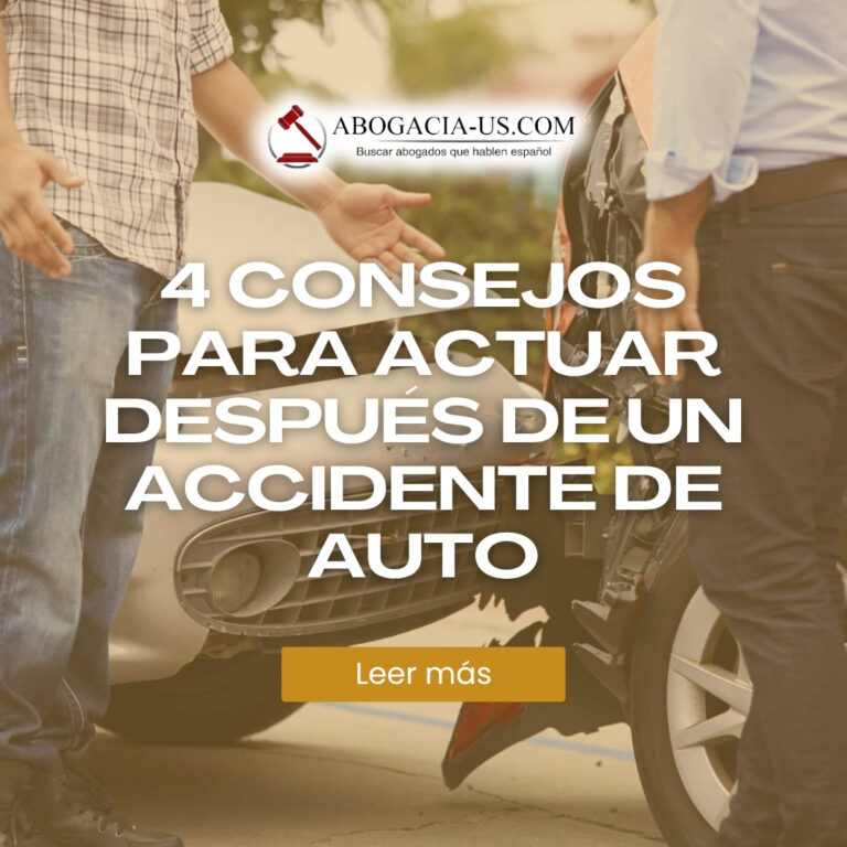 4 consejos clave para actuar correctamente después de un accidente de auto