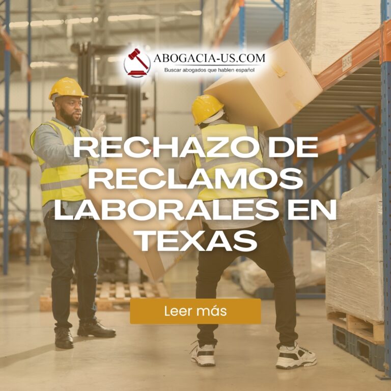 ¿Por qué podría rechazarse un reclamo por accidente laboral en Texas?