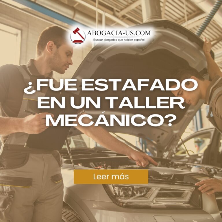 ¿Fue estafado en un taller mecánico? Conozca sus derechos como consumidor