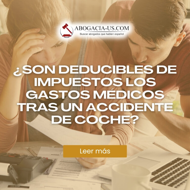 ¿Son deducibles de impuestos los gastos médicos tras un accidente de coche? Guía completa